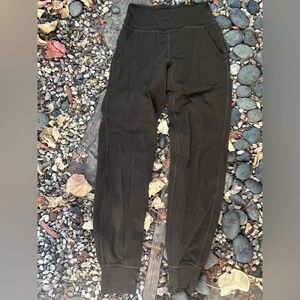 Lululemon high-rise Align joggers. Size 2. Olive  color.